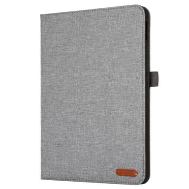 Til iPad 10.9 (2022) Tabletetui Dækstof Tekstur - Grå