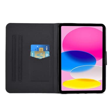 Til iPad 10.9 (2022) Tabletetæske omslag Foldbart stativ - 3 giraffer