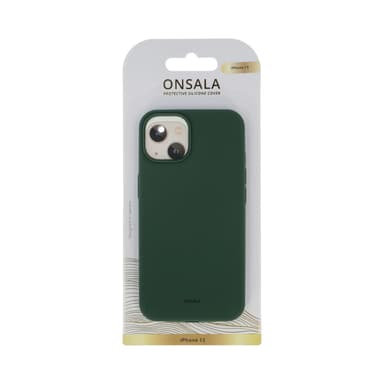 ONSALA Mobilcover Silikone Olive Green - iPhone 13