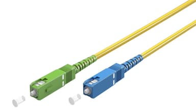 Goobay Lyslederkabel (FTTH), Singlemode (OS2) Yellow, gul (Simplex), 25 m