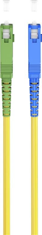 Goobay Lyslederkabel (FTTH), Singlemode (OS2) Yellow, gul (Simplex), 5 m
