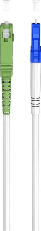 Goobay Lyslederkabel (FTTH), Singlemode (OS2) White, hvid (Simplex), 5 m