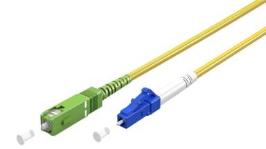Goobay Lyslederkabel (FTTH), Singlemode (OS2) Yellow, gul (Simplex), 10 m