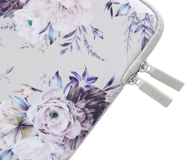 KEEP PC etui 14” (Silver Summer Flower)