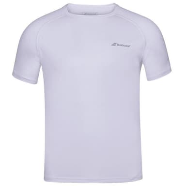 Babolat Play Crew Neck Tee, Padel og tennis T-shirt herrer Vit/Blå M