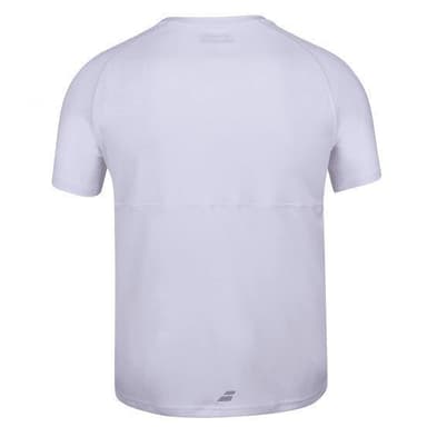 Babolat Play Crew Neck Tee, Padel og tennis T-shirt herrer Vit/Blå M