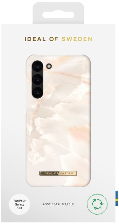 iDeal of Sweden Samsung Galaxy S23 telefonetui (rose pearl marble)