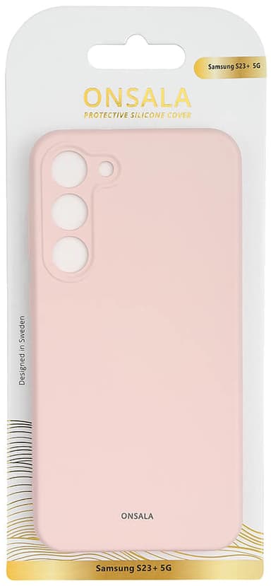 Onsala Samsung Galaxy S23+ Silicone cover (pink)