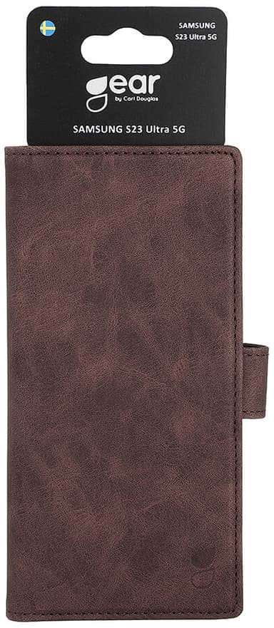 GEAR flipcover Samsung S23 5G Ultra (brun)