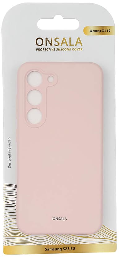 Onsala Samsung Galaxy S23 Silicone cover (pink)
