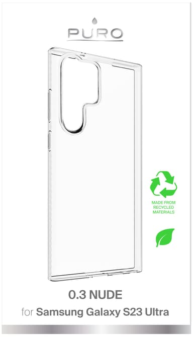 Puro Samsung Galaxy S23 Ultra 0.3 Nude cover (gennemsigtig)