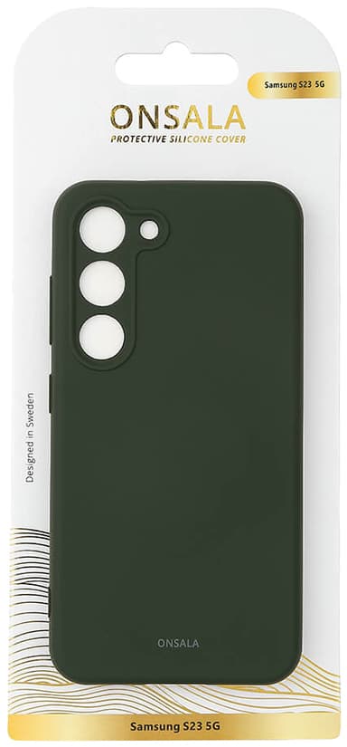 Onsala Samsung Galaxy S23 Silicone cover (grøn)