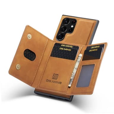DG-Ming M2 cover Samsung Galaxy S23 Ultra - Brun