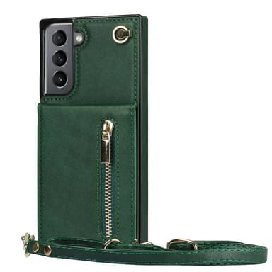 Zipper halskæde etui Samsung Galaxy S23 Plus - Grøn