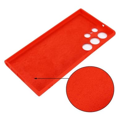 Liquid silikone cover Samsung Galaxy S23 Ultra - Rød