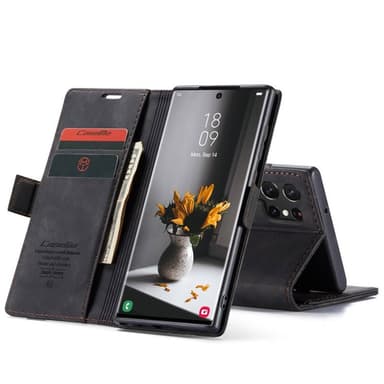 CaseMe Smart Magnet FlipCase Samsung Galaxy S23 Ultra - Sort