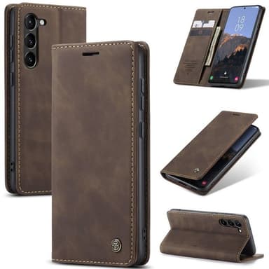 CaseMe Smart Magnet FlipCase Samsung Galaxy S23 Plus - Coffee