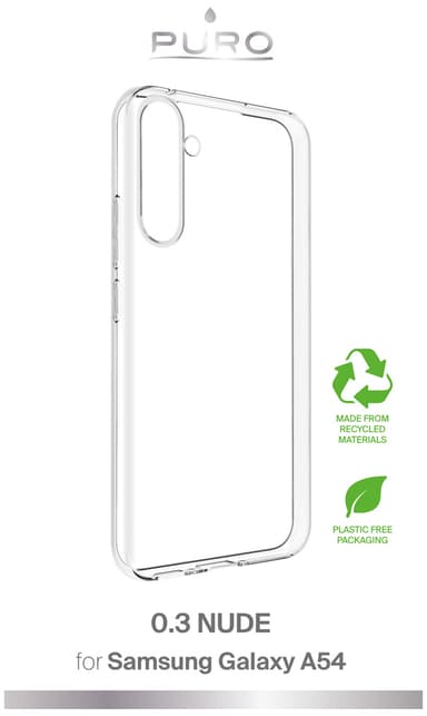 Puro Samsung Galaxy A54 5G 0.3 Nude cover (gennemsigtig)