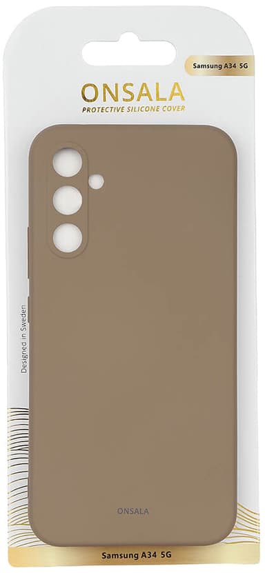 Onsala Silicone Samsung Galaxy A34 5G cover (beige)