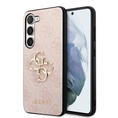 Guess Samsung Galaxy S23 Cover 4G Logo Lyserød