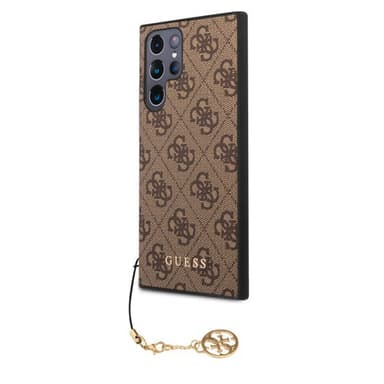 Guess Samsung Galaxy S23 Ultra Cover 4G Charms Brun