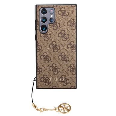 Guess Samsung Galaxy S23 Ultra Cover 4G Charms Brun