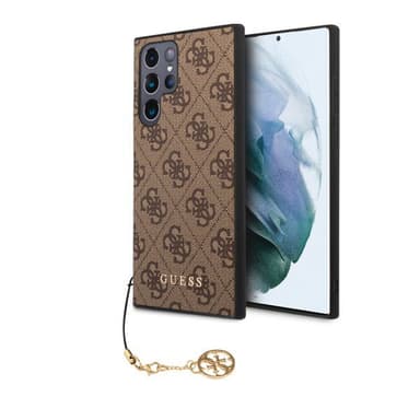 Guess Samsung Galaxy S23 Ultra Cover 4G Charms Brun
