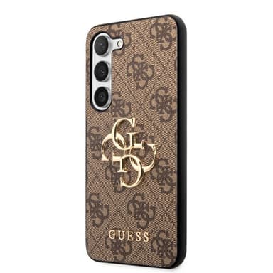 Guess Samsung Galaxy S23 Cover 4G Logo Brun