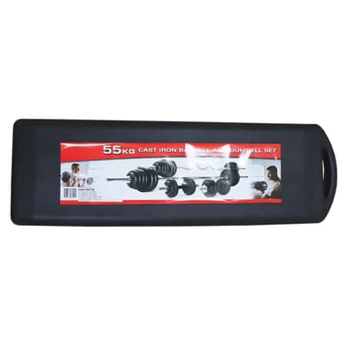 Slazenger Vægtstang & Curl-Bar Sæt 55 kg.