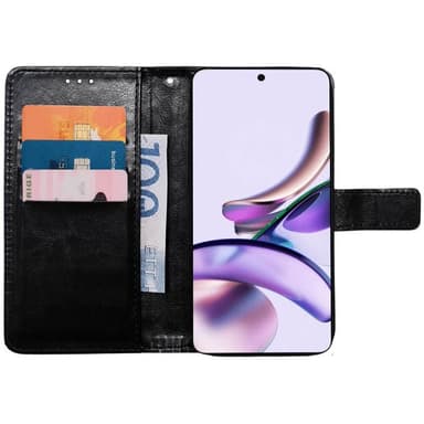 Wallet cover 3-kort Motorola Moto G13 - Sort