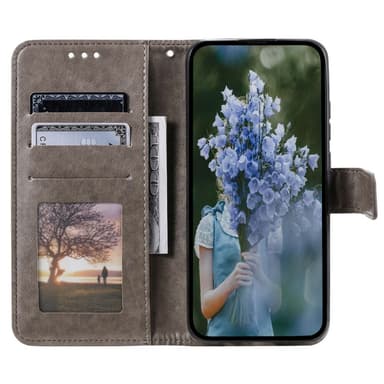 SKALO Samsung S23 Mandala Flip Cover - Grå
