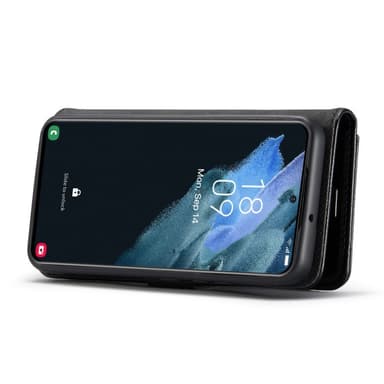 DG MING Samsung S23 Plus 2-i-1 Magnet Pungetui - Sort