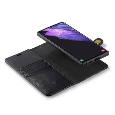 DG MING Samsung S23 Ultra 2-i-1 Magnet Pungetui - Sort