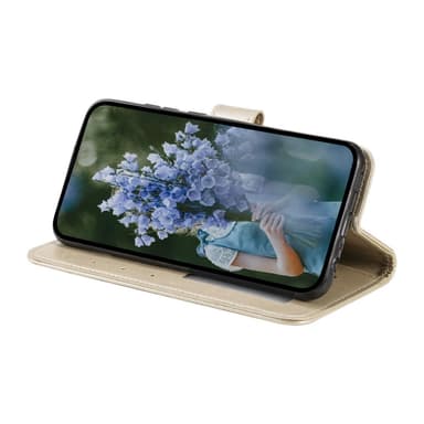 SKALO Samsung S23 Plus Mandala Flip Cover - Guld