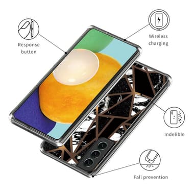 SKALO Samsung S23 Plus Marmor TPU-cover - #2