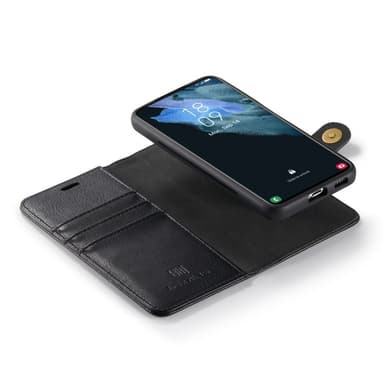 DG MING Samsung S23 Plus 2-i-1 Magnet Pungetui - Sort