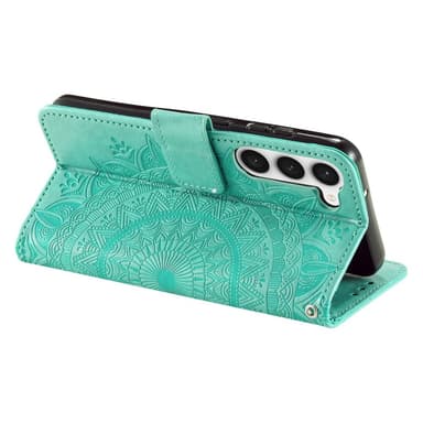 SKALO Samsung S23 Mandala Flip Cover - Turkis