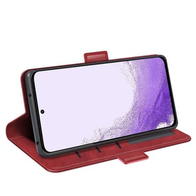 SKALO Samsung S23 Premium Wallet Flip Cover - Rød