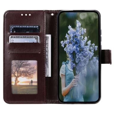 SKALO Samsung S23 Mandala Flip Cover - Brun