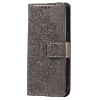 SKALO Samsung S23 Mandala Flip Cover - Grå