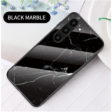 SKALO Samsung S23 Marmor hærdet glas TPU Cover - #3
