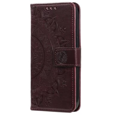 SKALO Samsung S23 Mandala Flip Cover - Brun