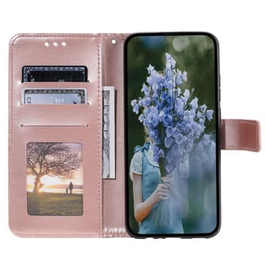 SKALO Samsung S23 Mandala Flip Cover - Rosa guld