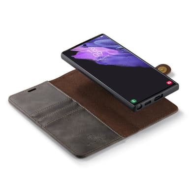 DG MING Samsung S23 Ultra 2-i-1 Magnet Pungetui - Grå