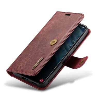 DG MING Samsung S23 2-i-1 Magnet Pungetui - Rød