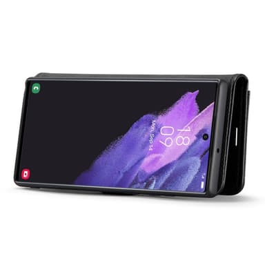 DG MING Samsung S23 Ultra 2-i-1 Magnet Pungetui - Sort
