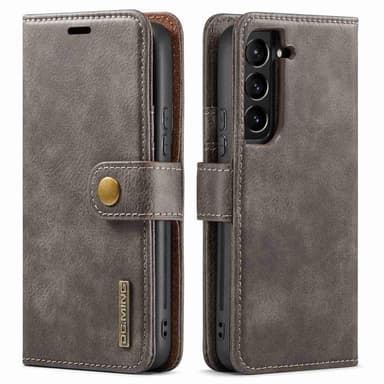 DG MING Samsung S23 Plus 2-i-1 Magnet Pungetui - Grå