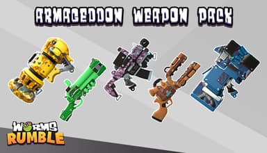 Worms Rumble - Armageddon Weapon Skin Pack - PC Windows