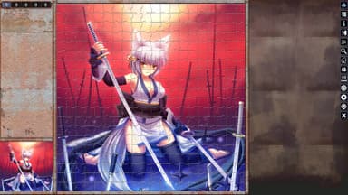 Pixel Puzzles Illustrations & Anime - Jigsaw pack: Ninja Girls - PC Wi
