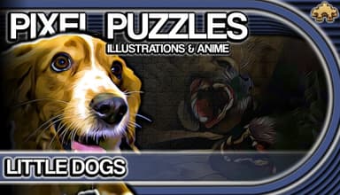 Pixel Puzzles Illustrations & Anime - Jigsaw pack: Little Dogs - PC Wi